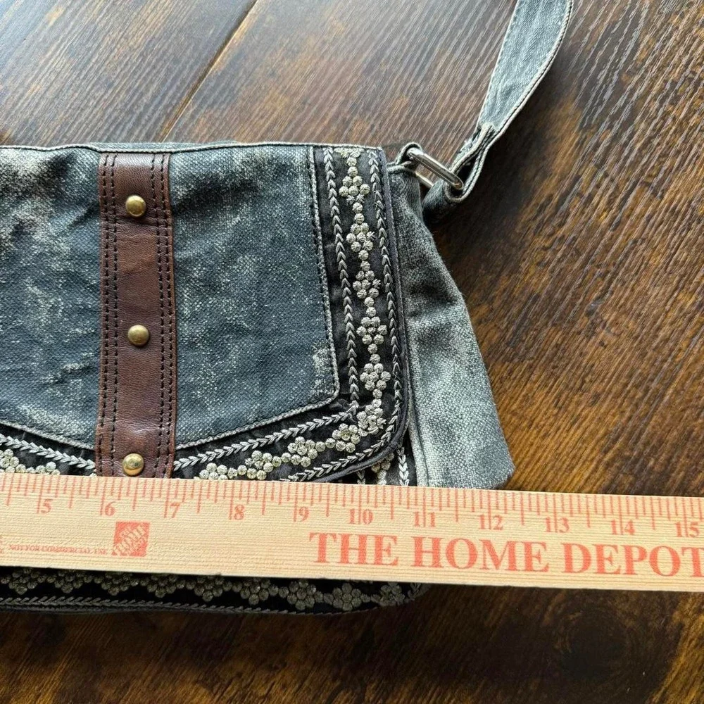 Mona B Stella Embroidered Crossbody